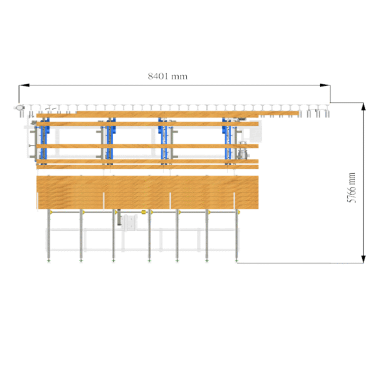Leadermac Feed12 Outfeeding System (Cycle Stacking Type)
